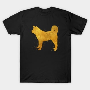 Akita inu golden art T-Shirt